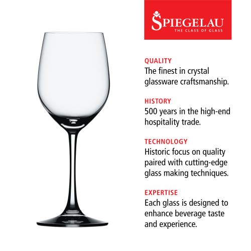 Spiegelau Vino Grande White Wine Glass Set Of 4 In Clear