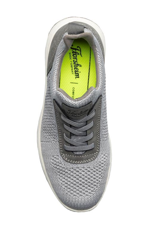 Florsheim Kids' Satellite Knit Slip-on Sneaker In Gray