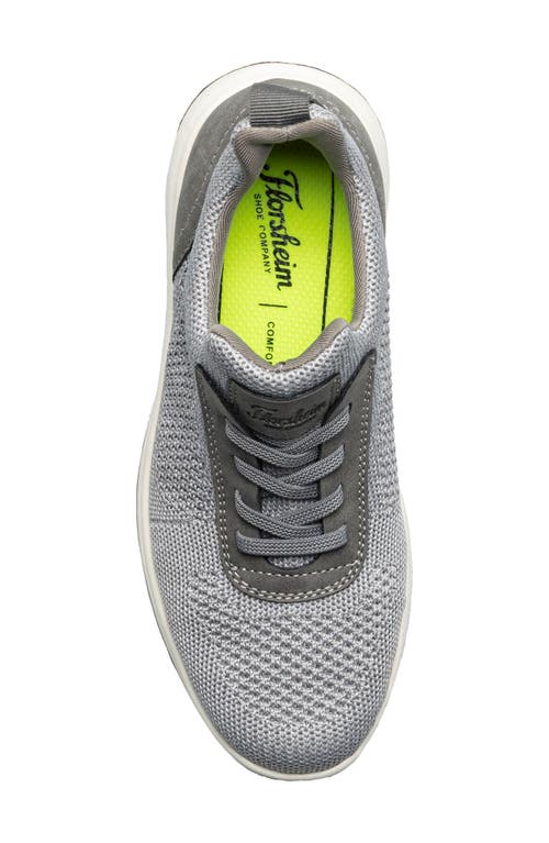 Shop Florsheim Kids' Satellite Knit Slip-on Sneaker In Gray