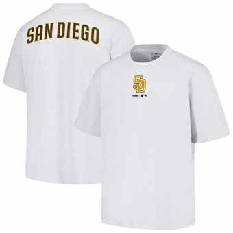 47 Men's San Diego Padres Cooperstown Borderline Franklin T-Shirt - Brown - M Each