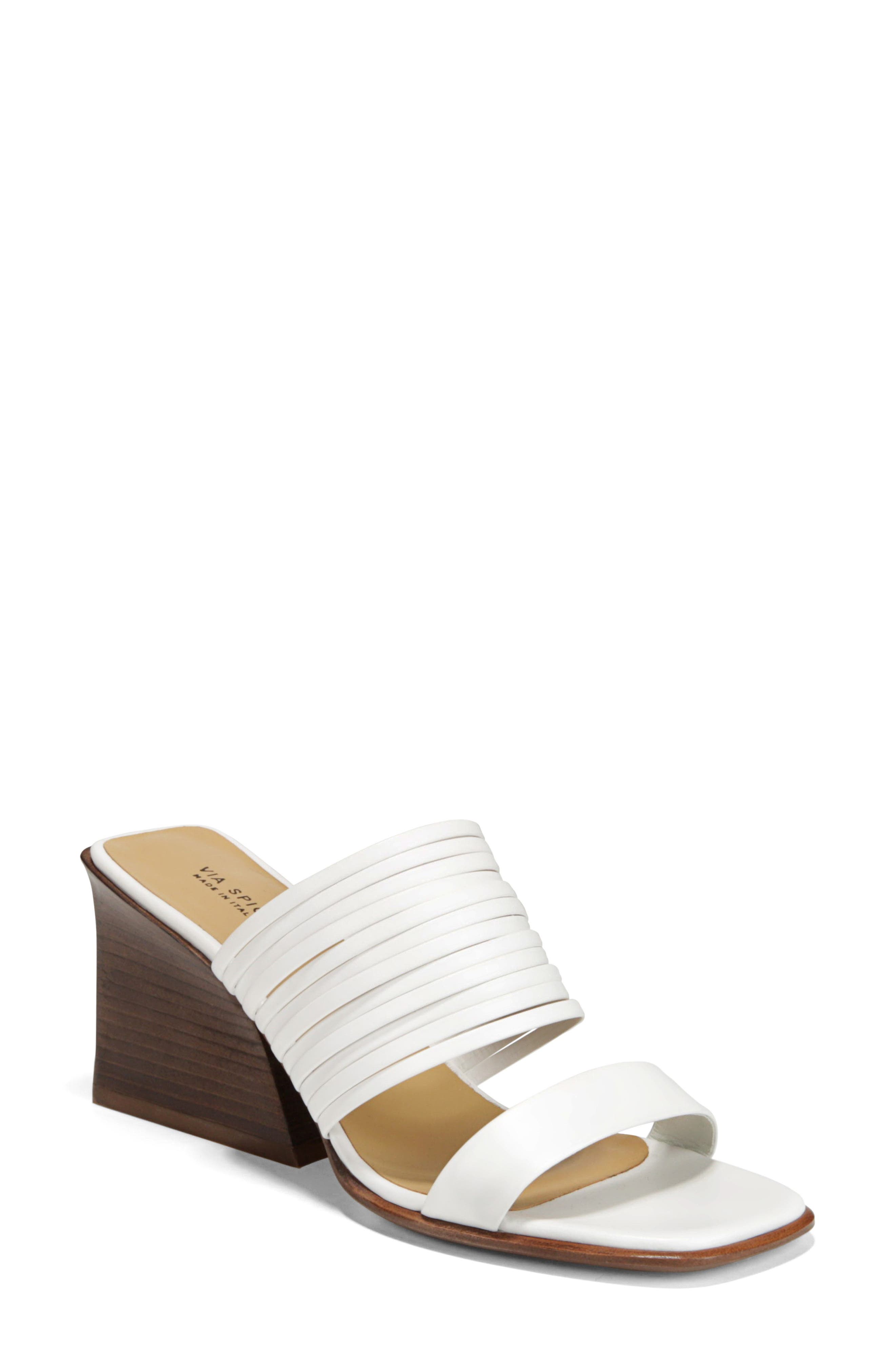 Via Spiga Mariam Slide Sandal- White