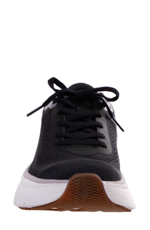 Revitalign Gaia Walking Sneaker In Black