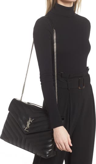 Saint Laurent Medium LouLou Matelassé Leather Shoulder Bag