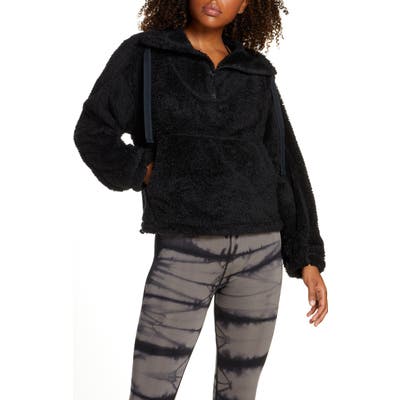 Free People Fp Movement Big Sky Pullover, Black