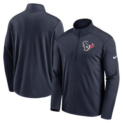 Nike Men's Boston Red Sox Navy Logo Pacer Half Zip Jacket