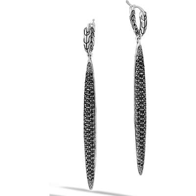 John Hardy Classic Chain Gemstone Drop Earrings