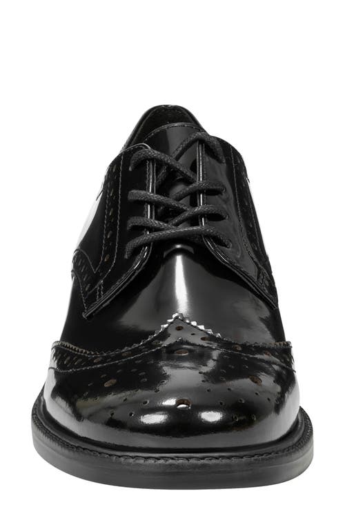 Shop Marc Fisher Ltd Perrie Wingtip Derby In Black