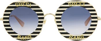 Gucci 44mm round sunglasses Clearance