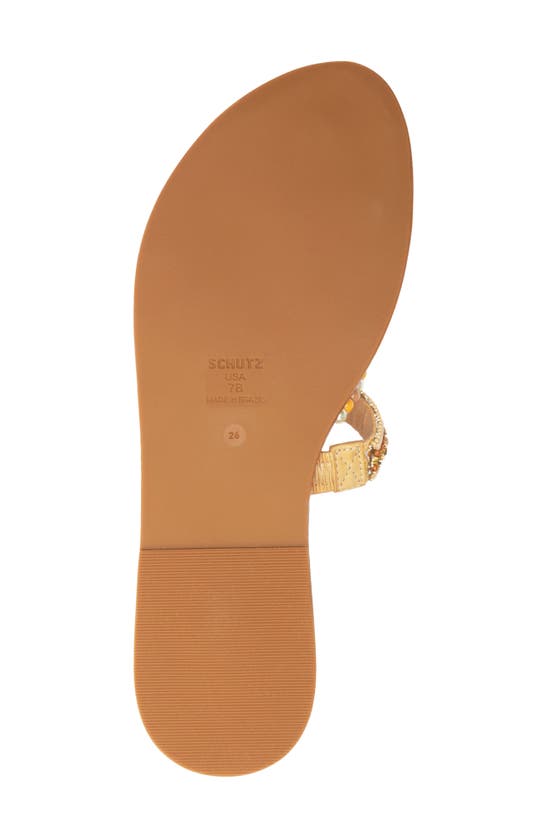 Shop Schutz Jade Toe Loop Sandal In Mutlicasual