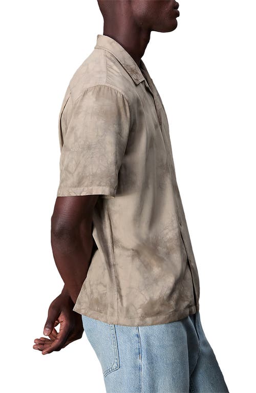 Shop Rag & Bone Avery Washed Camp Shirt In Desert