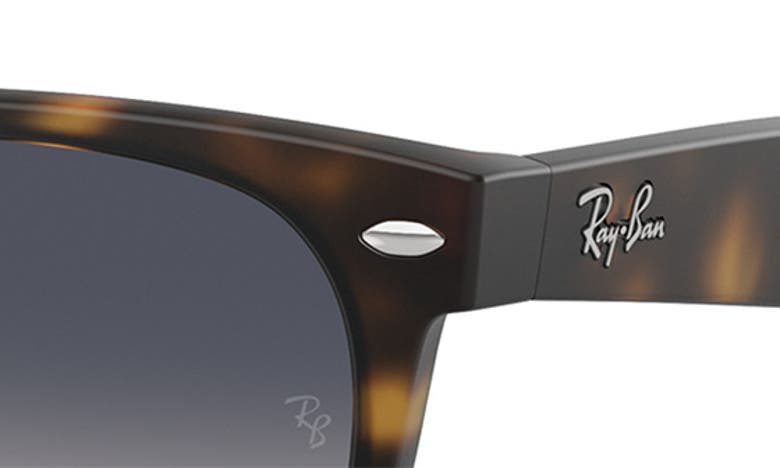 Shop Ray Ban Ray-ban 55mm Gradient Polarized Square Sunglasses In Havana