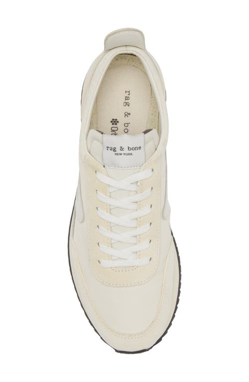 Shop Rag & Bone Retro Runner Sneaker In Seed Pearl