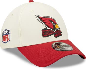 Men's New Era White/Cardinal Arizona Cardinals Retro Title 9FIFTY Snapback  Hat