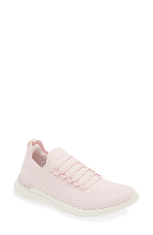 APL TechLoom Breeze Running Shoe in Bleached Pink /Ivory