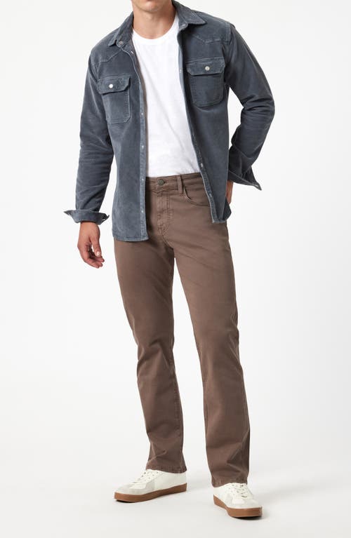 Mavi Jeans Matt Relaxed Straight Leg Twill Pants In Brown Casual Twill