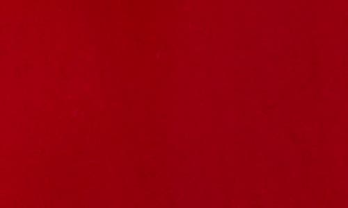 Cece V Neck Elbow Sleeve Velvet Minidress In Luminous Red