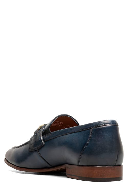 Shop Stacy Adams Glendon Moc Toe Loafer In Blue