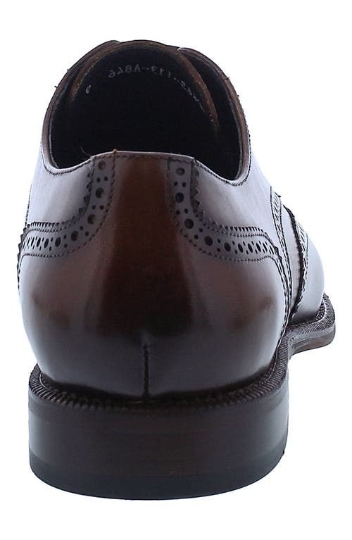 Penny Lane Harley Wingtip Derby In Cognac
