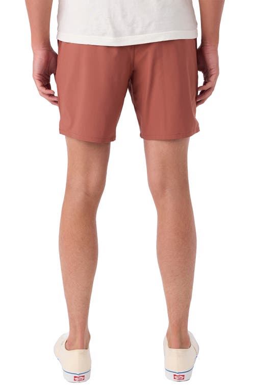 Shop O'neill Perform Light Lined Shorts In Mahogany