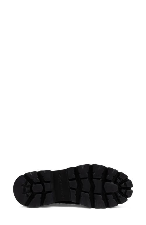 Shop Donald Pliner Massy Platform Penny Loafer In Black