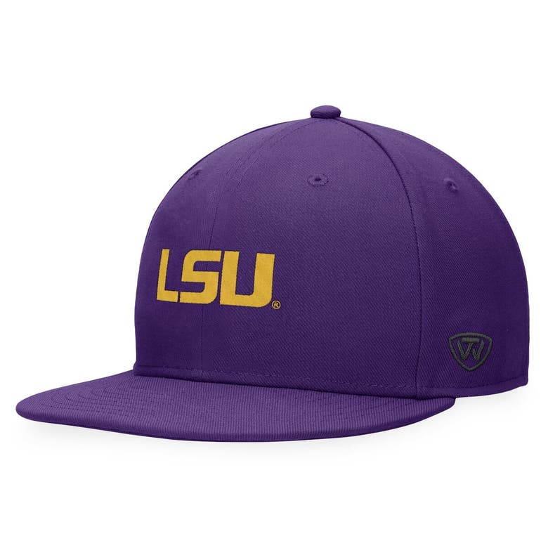 TOP OF THE WORLD TOP OF THE WORLD PURPLE LOUISIANA RAGIN' CAJUNS FITTED HAT 
