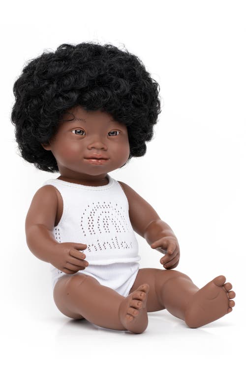 Miniland African Girl with Down Syndrome Baby Doll in Babygirl at Nordstrom