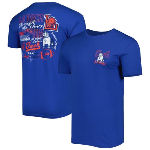 IMAGE ONE Men's Royal Louisiana Tech Bulldogs Through the Years T-Shirt