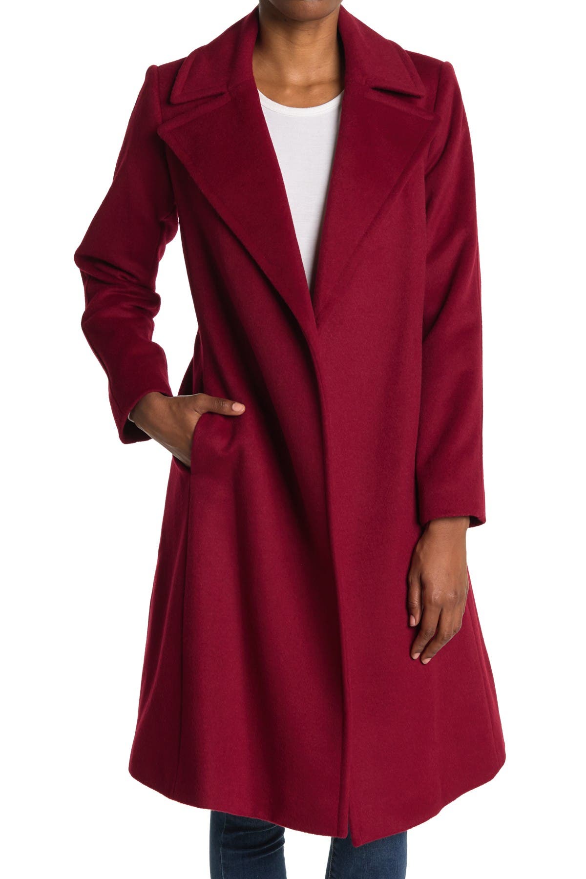 ralph lauren long wool coat