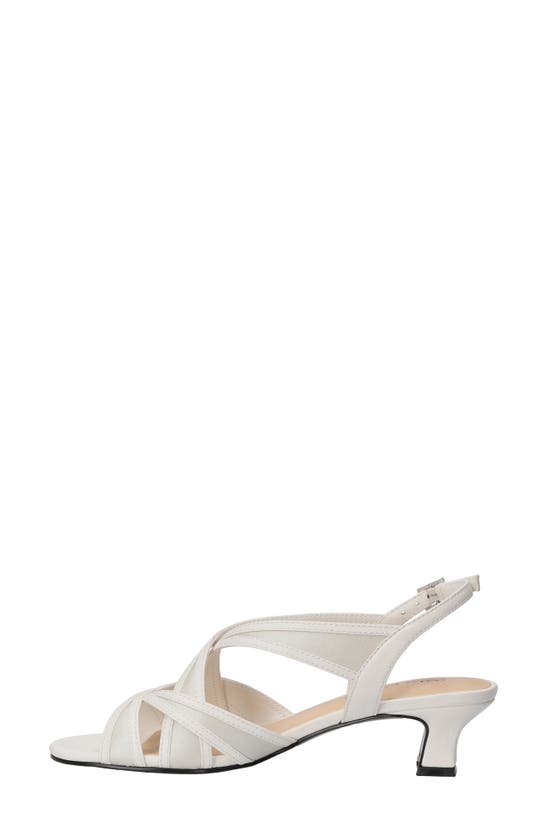 Shop Easy Street Tristen Slingback Sandal In White