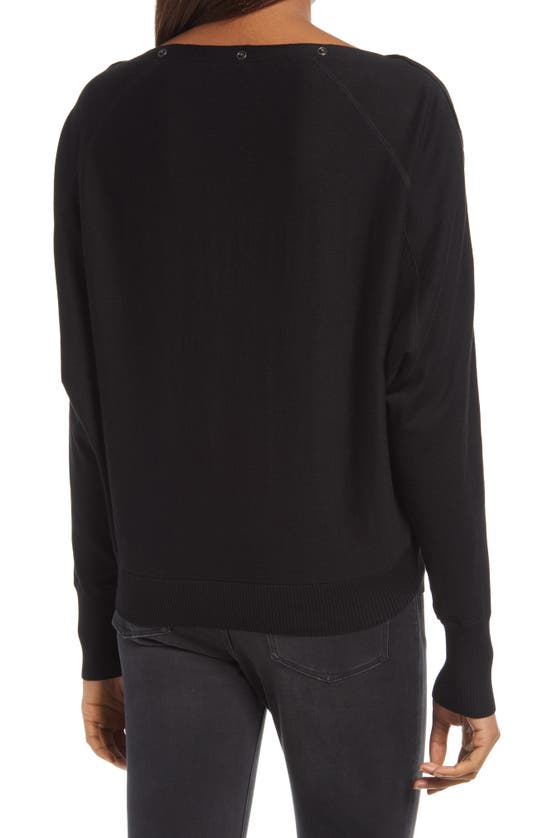 Allsaints Elle Sweater In Blackdnu