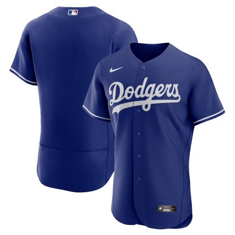 Men's Los Angeles Dodgers Fernando Valenzuela Mitchell & Ness Gray  Authentic Jersey