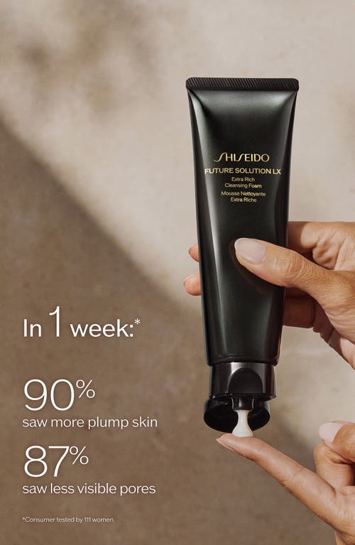 Shiseido Future Solution Lx Extra Rich Cleansing Foam In No Color