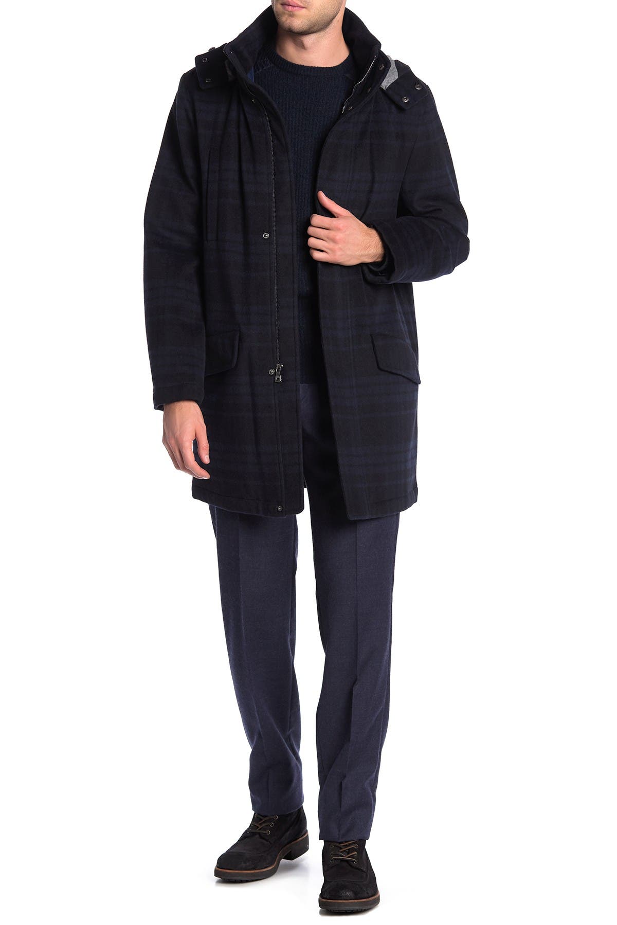tommy hilfiger plaid hoodie