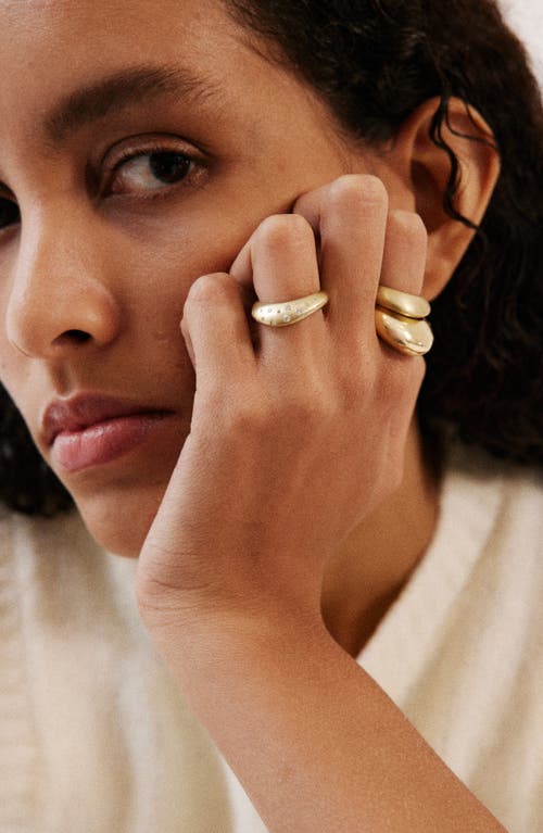 Shop Kloto Day Dome Ring In Gold