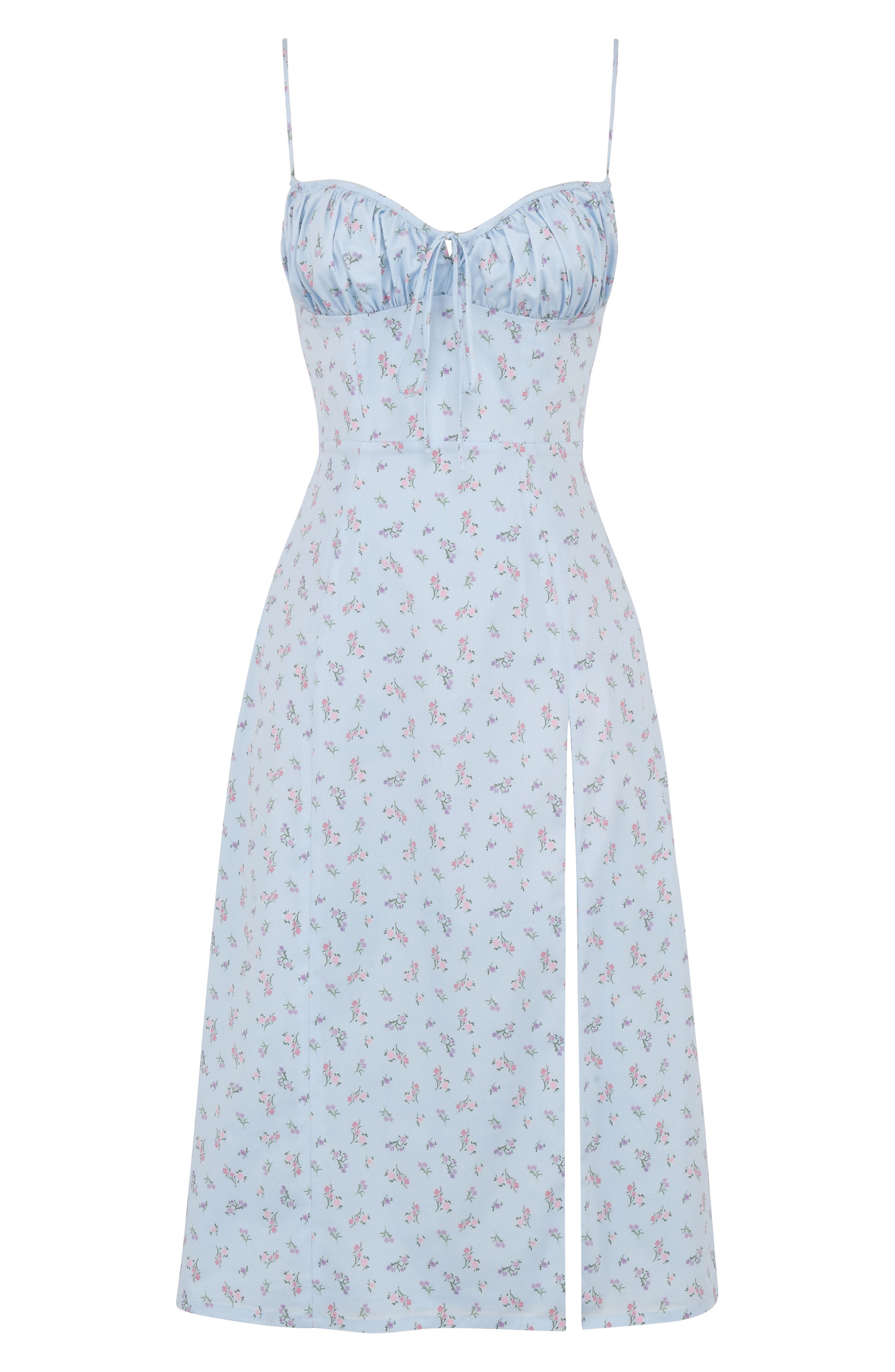 HOUSE OF CB Carina Bustier Midi Dress Nordstrom