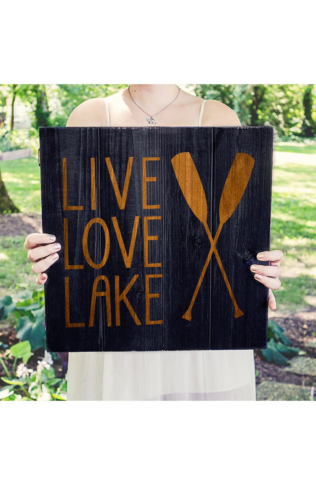Cathy's Concepts 'Live Love Lake' Wood Wall Art Nordstrom