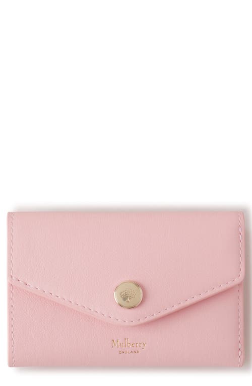 Mulberry Bifold Leather Card Case in Powder Rose at Nordstrom