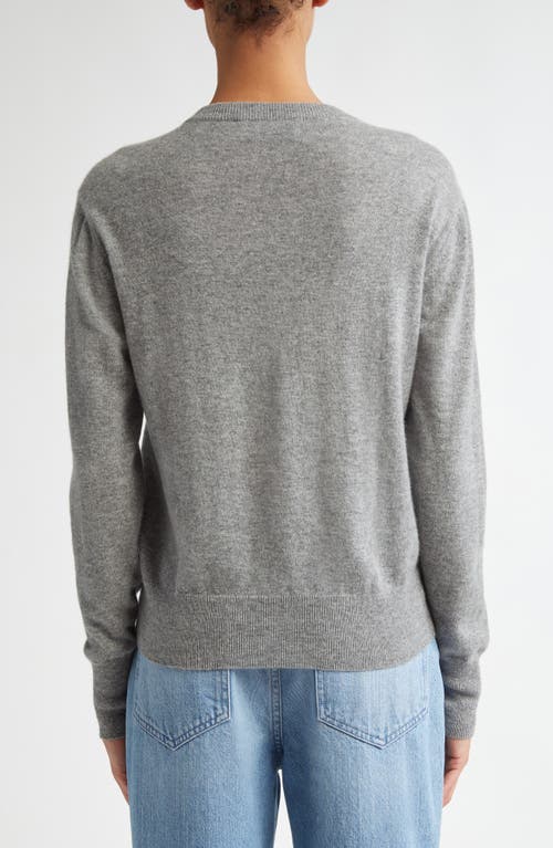 Partow Bea Zip Cashmere Sweater In Heather Grey