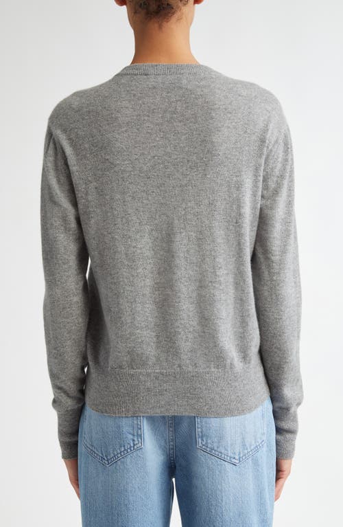 Shop Partow Bea Zip Cashmere Sweater In Heather Grey