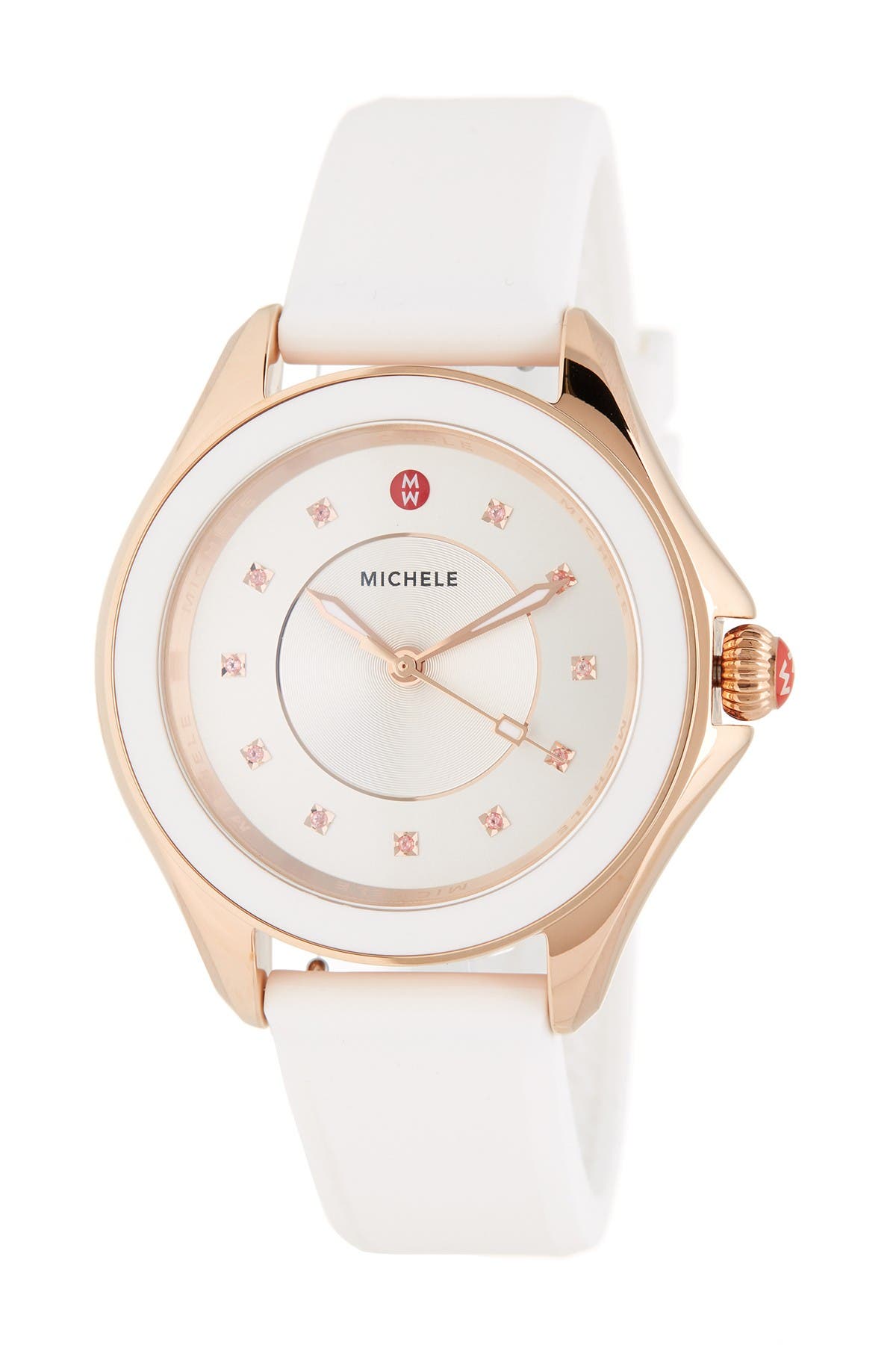 michele cape watch rose gold