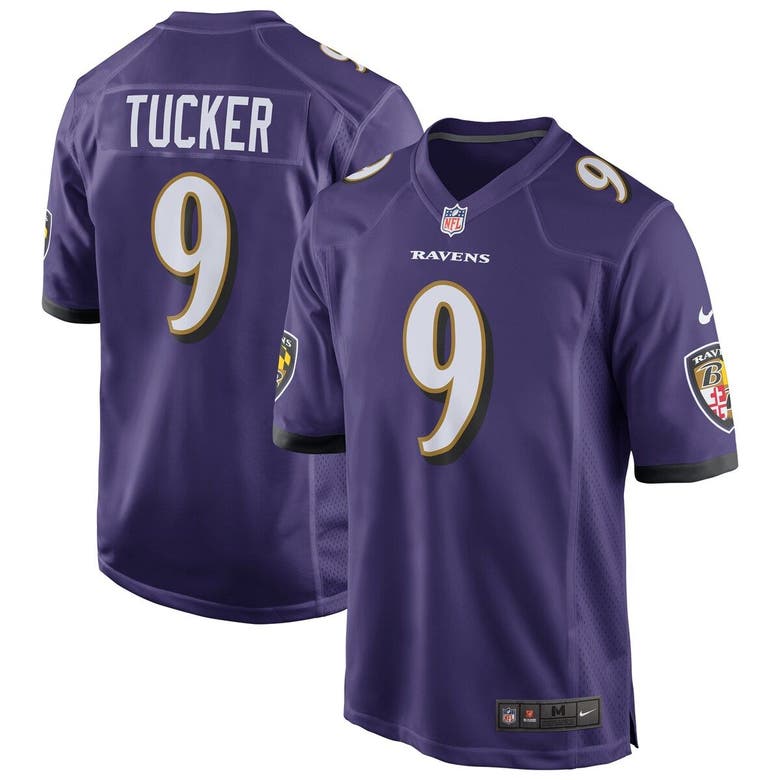 Nike Justin Tucker Purple Baltimore Ravens Game Jersey | ModeSens