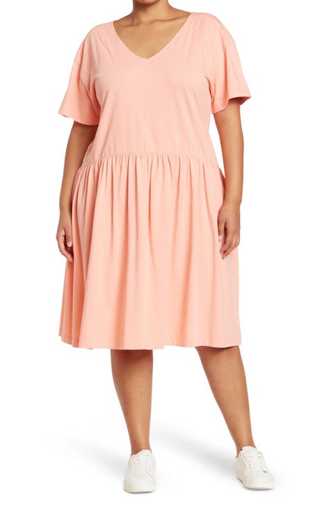 Seamed T-Shirt Dress (Plus Size)