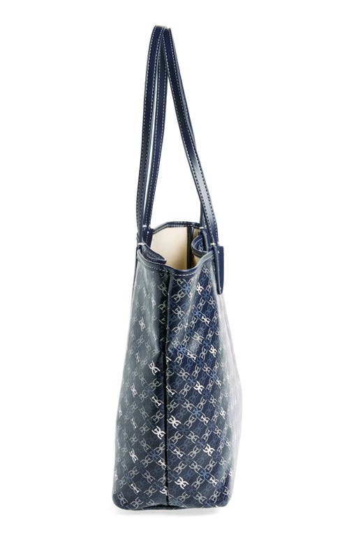 SAM EDELMAN SAM EDELMAN MEDIUM HARPER MONOGRAM SHOPPER TOTE 
