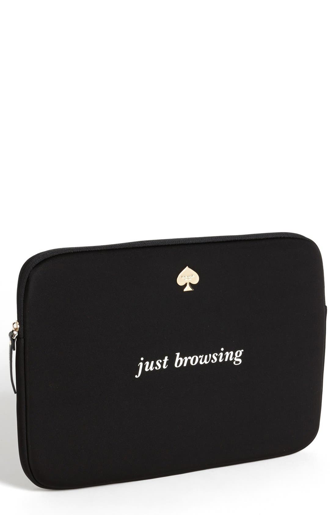 kate spade new york 'just browsing' laptop sleeve (13 inch) Nordstrom