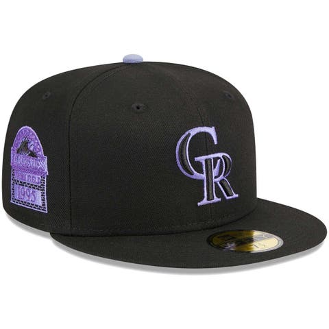 Men's New Era White/Purple Colorado Rockies 2007 World Series Two-Tone  59FIFTY Fitted Hat