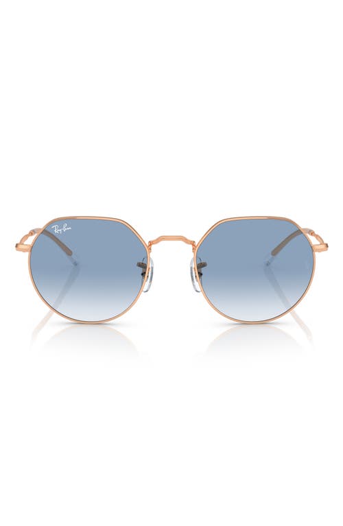 Ray Ban Ray-ban 51mm Gradient Geometric Sunglasses In Blue Gradient