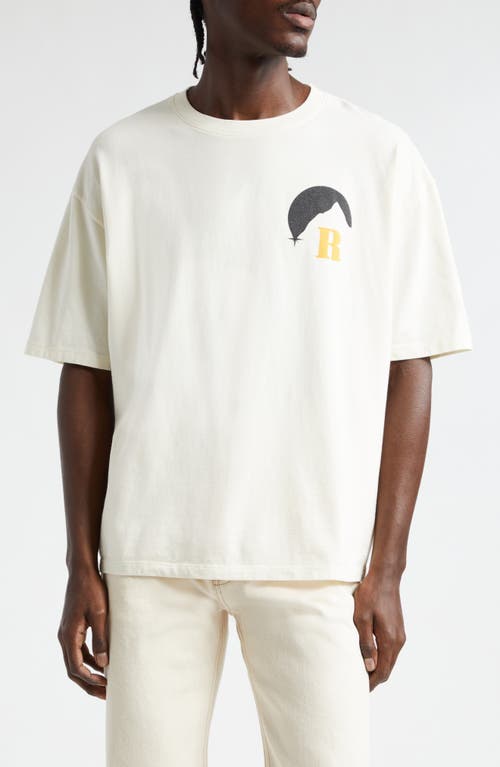 Rhude Moonlight Logo Graphic T-Shirt in Vtg White at Nordstrom, Size Small