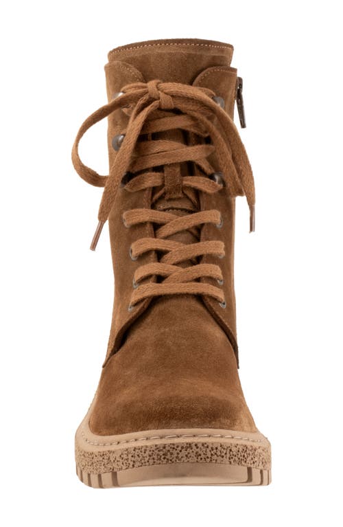 Bueno Scarlett Sneaker Boot In Tobacco Suede