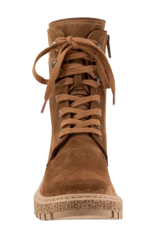 Shop Bueno Scarlett Sneaker Boot In Tobacco Suede