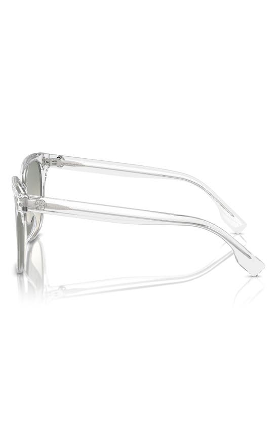 Tory Burch 53mm Gradient Square Sunglasses In Clear